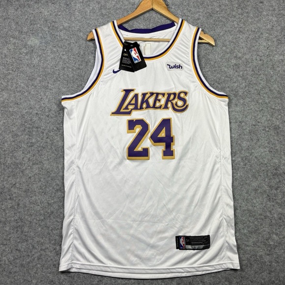 kobe bryant white swingman jersey